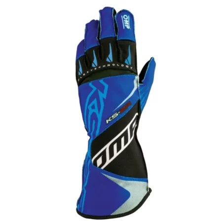 OMP KS-2R KART GLOVES Blue