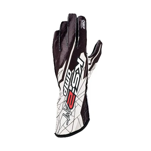 OMP KS-2 ART RACE GLOVES White