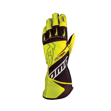 OMP KS-2R KART GLOVES Yellow