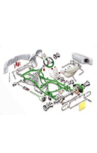 Parts and accessories for a pro karting