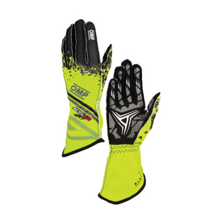 OMP KS-2 ART my2025 KART GLOVES yellow
