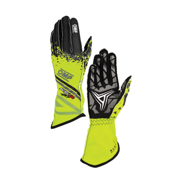 OMP KS-2 ART my2025 KART GLOVES yellow